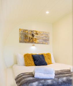 Postel nebo postele na pokoji v ubytování South Black Hill