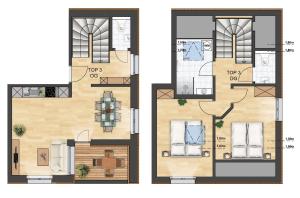 Pelan lantai bagi Johler Appartements +2 gambar