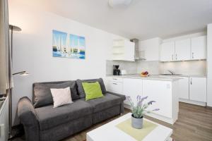 Η κουζίνα ή μικρή κουζίνα στο Promenade 27 Wohnung 30