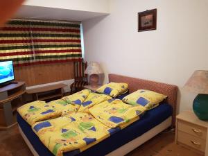Postel nebo postele na pokoji v ubytování Holidays Groupes Anzère + 37 fotografií