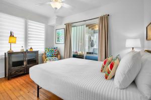 Ένα ή περισσότερα κρεβάτια σε δωμάτιο στο Coastal Cottage