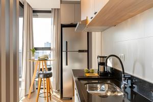 Kuchyň nebo kuchyňský kout v ubytování Alto & Estilo | Batel + 13 fotografií