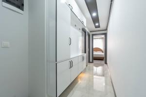 Postel nebo postele na pokoji v ubytování Cozy & Stylish Apartment Near Kaleici