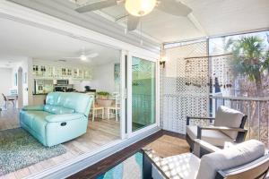 Posezení v ubytování Kismet by the Sea