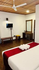 Krevet ili kreveti u jedinici u okviru objekta IBK Lake Resort