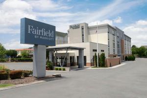 a building with a sign in front of it at Fairfield by Marriott Inn & Suites Chattanooga in Tyner