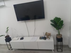 Una televisión o centro de entretenimiento en STAN NA DAN Panorama