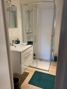 Et badeværelse på Studio au cœur du centre ville