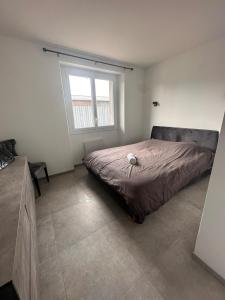 Postel nebo postele na pokoji v ubytování House with garden near Castres city center