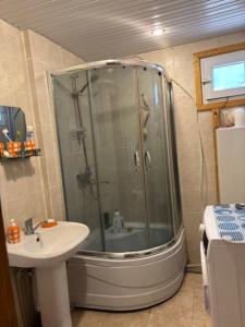 Koupelna v ubytování Holiday home in a beautiful ski resort Bakuriani