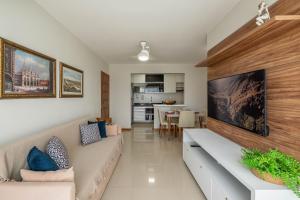 Kuchyň nebo kuchyňský kout v ubytování Férias na Praia - 2 Quartos em Cond Premium