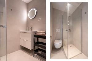 Koupelna v ubytování Aurora compact comfort + 7 fotografií