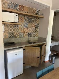 Køkken eller tekøkken på Quinta Santa Bárbara Eco Resort