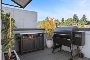 Gril dostupný pro hosty v prázdninového domu