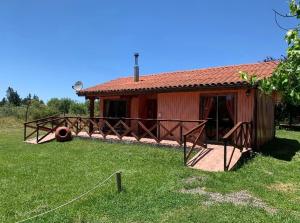 Zahrada ubytování Cabañas Annunakis