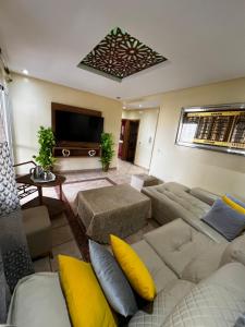 Χώρος καθιστικού στο Escapada junto al mar en Wadlaw Piscina & relax