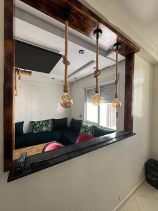 Posezení v ubytování Appartement saada