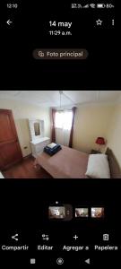 a picture of a bedroom with a bed in a room at Arriendo de habitación amobladas centro de la ciudad de la serena chile in La Serena