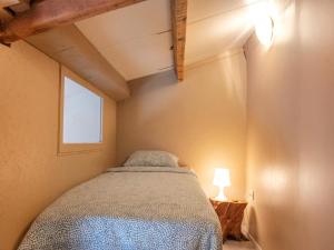 Ένα ή περισσότερα κρεβάτια σε δωμάτιο στο Cozy duplex apartment with terrace