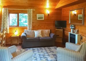 Televisyen dan/atau pusat hiburan di Garnffrwd Cottages