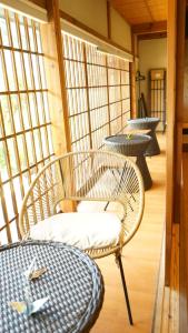 Posezení v ubytování AMATERASU奈良 一棟貸し切り別荘 nara