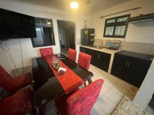 Dapur atau dapur kecil di Departamento centrico puerta calle con 47 amenidades