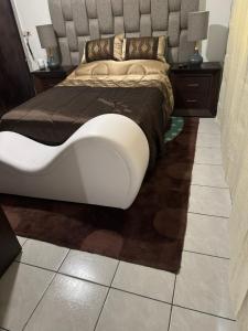 Ruang duduk di Departamento centrico puerta calle con 47 amenidades