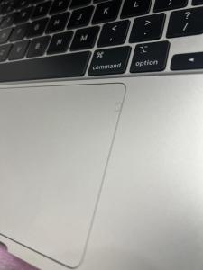 a close up of a laptop computer keyboard at Beach front in Philipsburg