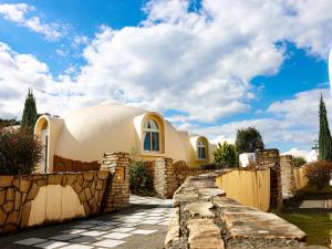 a house with a dome on the side of it at Toretore Village Nanki Shirahama in Shirahama