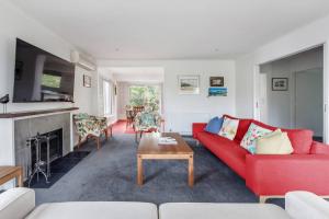 Χώρος καθιστικού στο Melrose Nest - Peaceful Mount Martha Stay near Beach