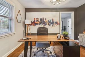 an office with a desk and a chair at 425 Plantation Road SW Smyrna in Smyrna