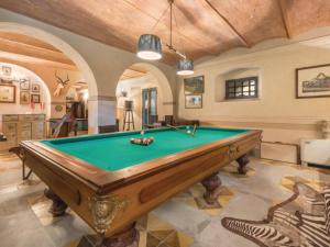Biliár nebo kulečník v ubytování Villa Paola