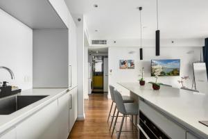 Køkken eller tekøkken på Blue Horizon