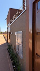 Bygningen som feriehuset ligger i