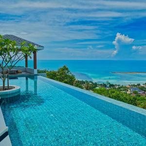 Hồ bơi trong/gần Anzhu Seamate Villa Samui
