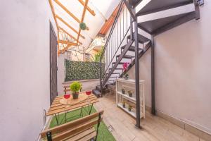 Balkón nebo terasa v ubytování Loft moderno con terrazzo e self check-in 24h a 5 Min dalla Metro C