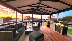 O zonă de relaxare la Seascape Cottage on Kangaroo Island