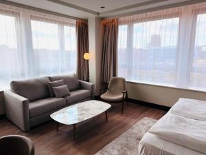 Khu vực ghế ngồi tại Hotel Astor Kiel by Campanile