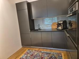 Η κουζίνα ή μικρή κουζίνα στο Apartment "Snowwood" - right next to ski slope - Garage included +13 φωτογραφίες