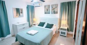 Ένα ή περισσότερα κρεβάτια σε δωμάτιο στο Apartmento en los Restauradores