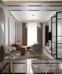 Χώρος καθιστικού στο Modern Stroy Apartment Stylish & Affordable