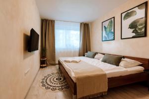 Postel nebo postele na pokoji v ubytování Villa KESTA, centrum, free parking