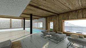 Posezení v ubytování Dent Blanche Resort - TemptingPlaces Collection