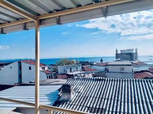 Γενική θέα στη θάλασσα ή θέα στη θάλασσα από  αυτό το hostel