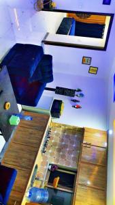 a room with a table with a chessboard on it at 2bed available in Islamabad in Lower Topa