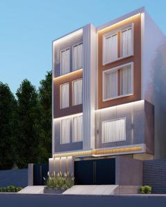 a rendering of a building at Hotel Shree Sanwaliya in Ujjain