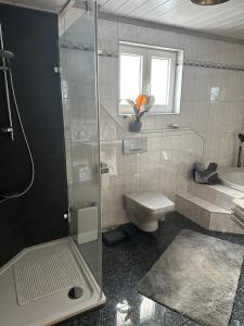 Koupelna v ubytování Ferienwohnung Riva