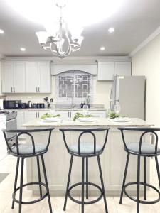 Η κουζίνα ή μικρή κουζίνα στο Vacay Suite Private Beach Access Gated Parking