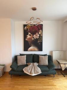 Χώρος καθιστικού στο Traumhafte Terrassen Wohnung am Wienerberg