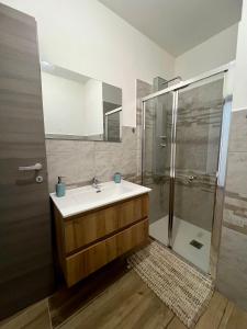 Koupelna v ubytování Easy Bergamo Apartment